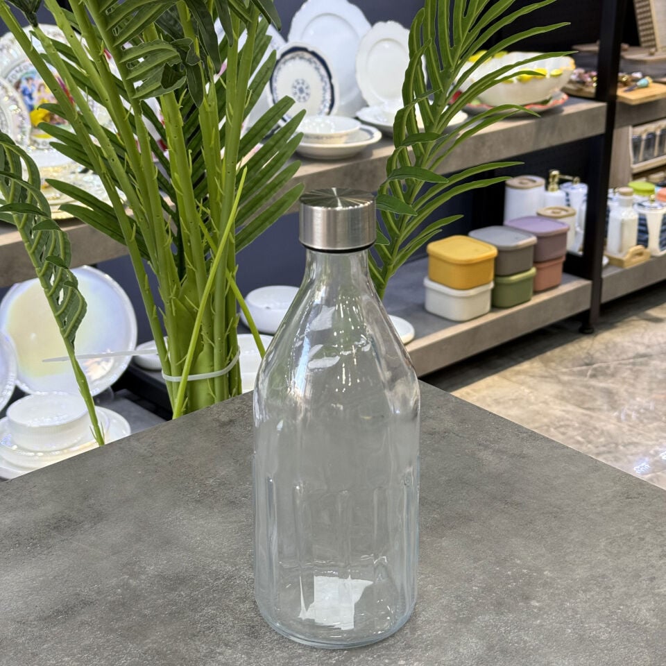 Seri Sonu 276 Krom Kapaklı 1 Litre Su Şişesi