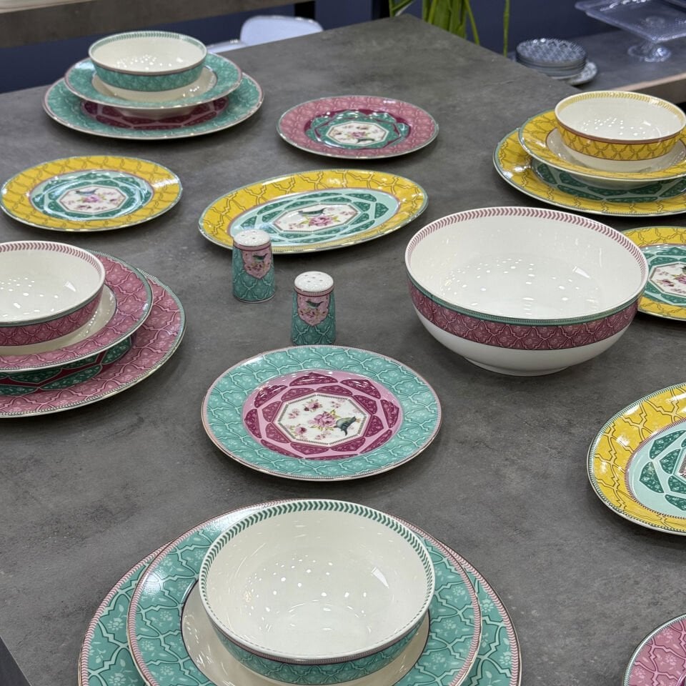 29 Parça Bird Garden Porselen Yemek Takımı