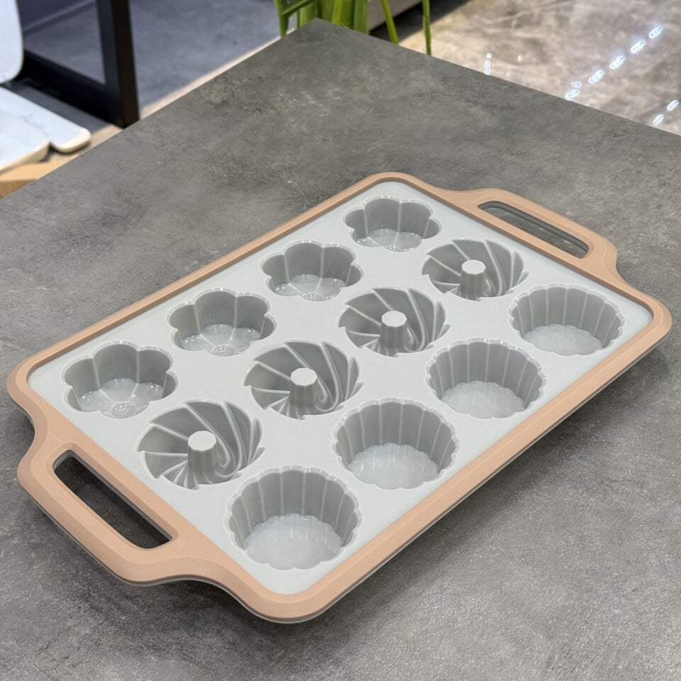 Lüx Silikon Candy 12 Li Muffin Kalıbı